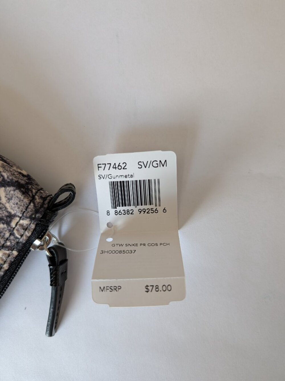 Coach Snake Print Cosmetic Pouch-NWT - Picture 3 of 3